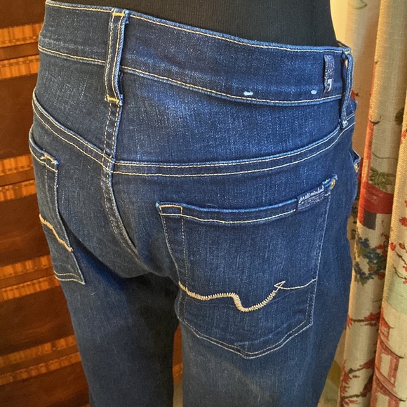 7 For All Mankind Josephine Skippy Boyfriend Jean Size 29 - Picture 4 of 5